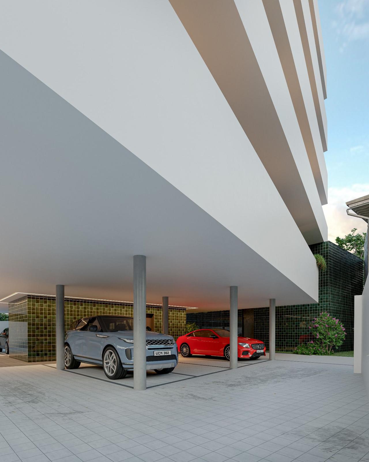 Garagem do empreendimento